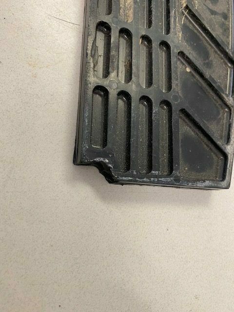 Outboard side mount control backing plate (17063)