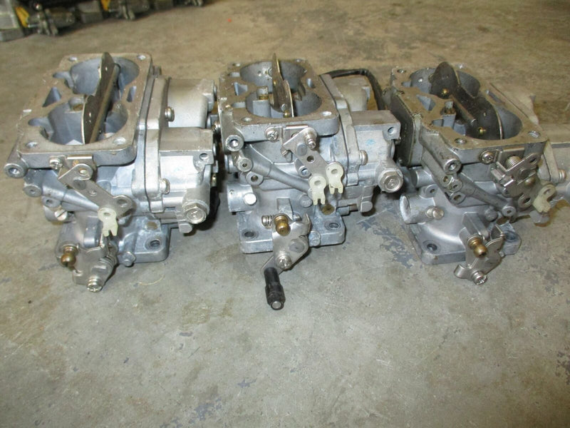 Yamaha Carburetor set of 3 [6S300] (6S3-14301-00) Middle Carb Valve Stuck