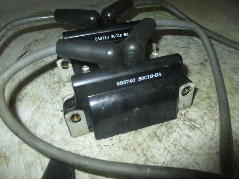 Evinrude 90hp 2 stroke outboard dual ignition coil set (583740)