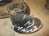 Load image into Gallery viewer, Johnson Evinrude outboard stainless steel propeller 15 by 17 (387518)
