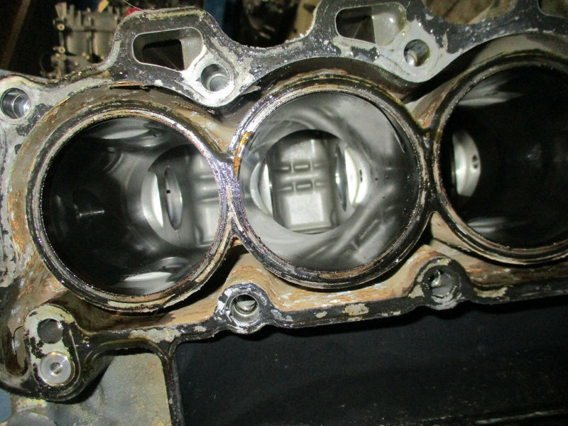 1997 Honda BF75A 4-stroke outboard crankcase block
