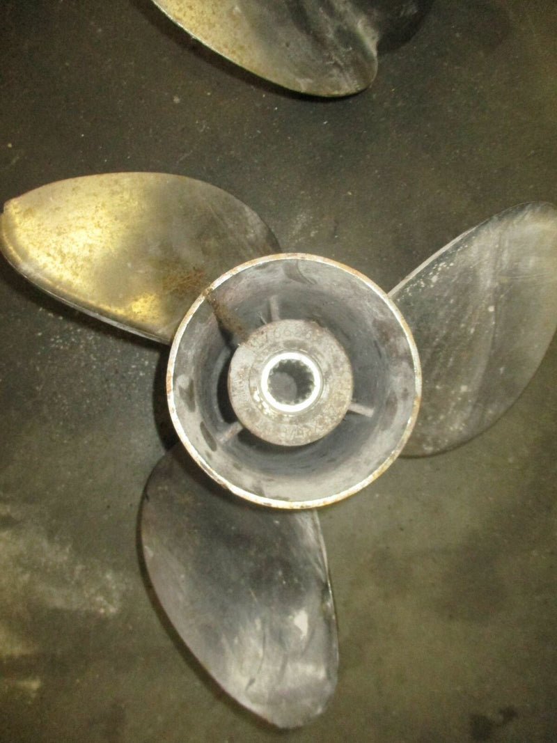 Johnson Evinrude outboard Viper stainless steel propeller PAIR 13 3/4 by 17