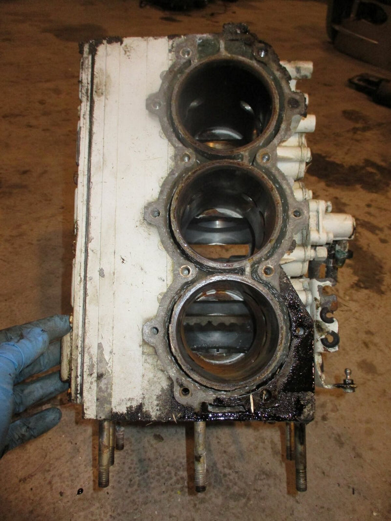 Force 2 stroke outboard crankcase block