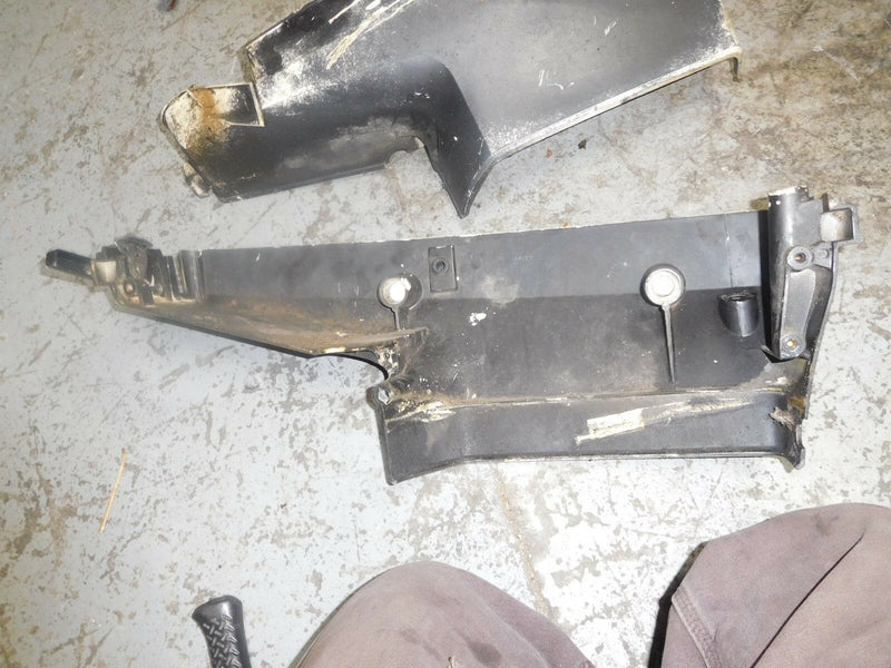 johnson tracker 40hp outboard side cowling set