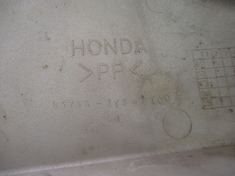 Honda BF225 225hp outboard port lower mount cover (63736-ZY3-6100)