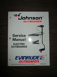 Load image into Gallery viewer, Johnson/Evinrude Electric Outboards Service Manual [P/N: 507260]
