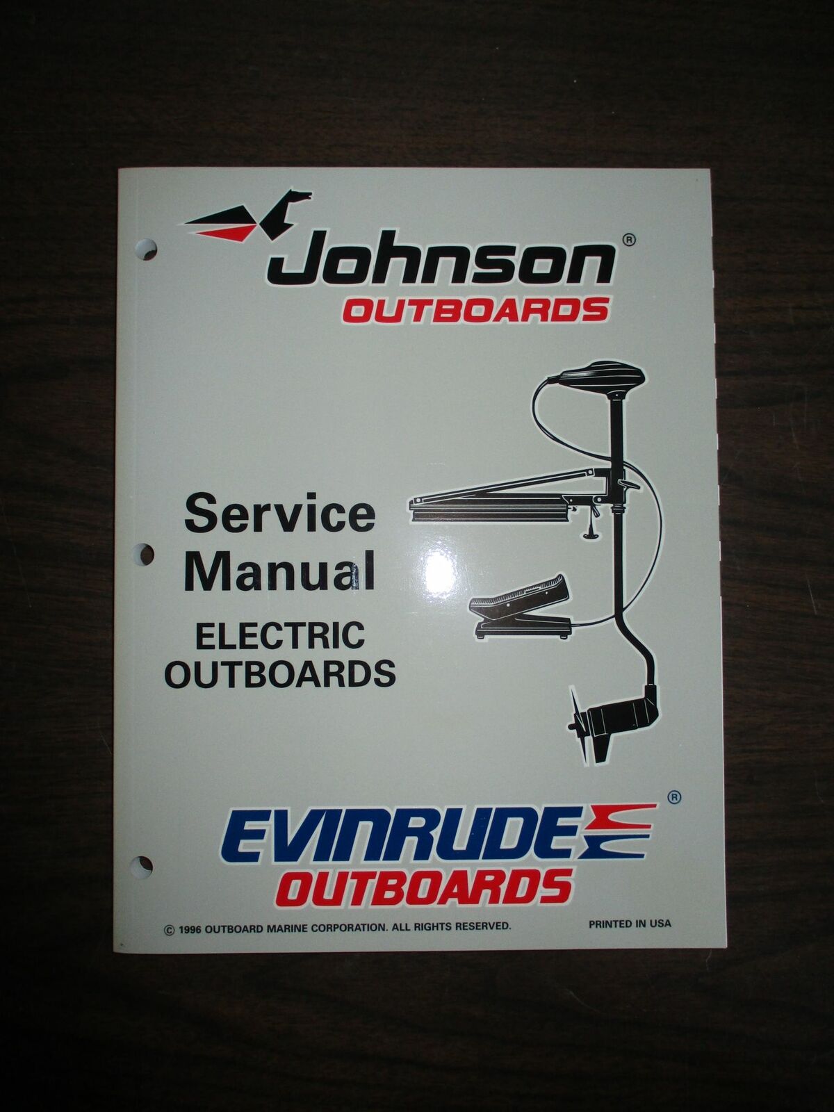 Johnson/Evinrude Electric Outboards Service Manual [P/N: 507260]