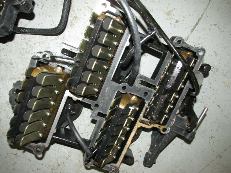 Evinrude Ficht outboard 2-stroke V-6 reed valve + intake manifold set 344830