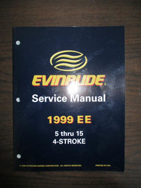 Load image into Gallery viewer, 1999 EE Evinrude 5-15hp 4-Stroke Service Manual [P/N: 787022]

