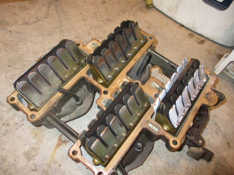 Evinrude OceanPro 200hp outboard intake manifold with reeds (341520)