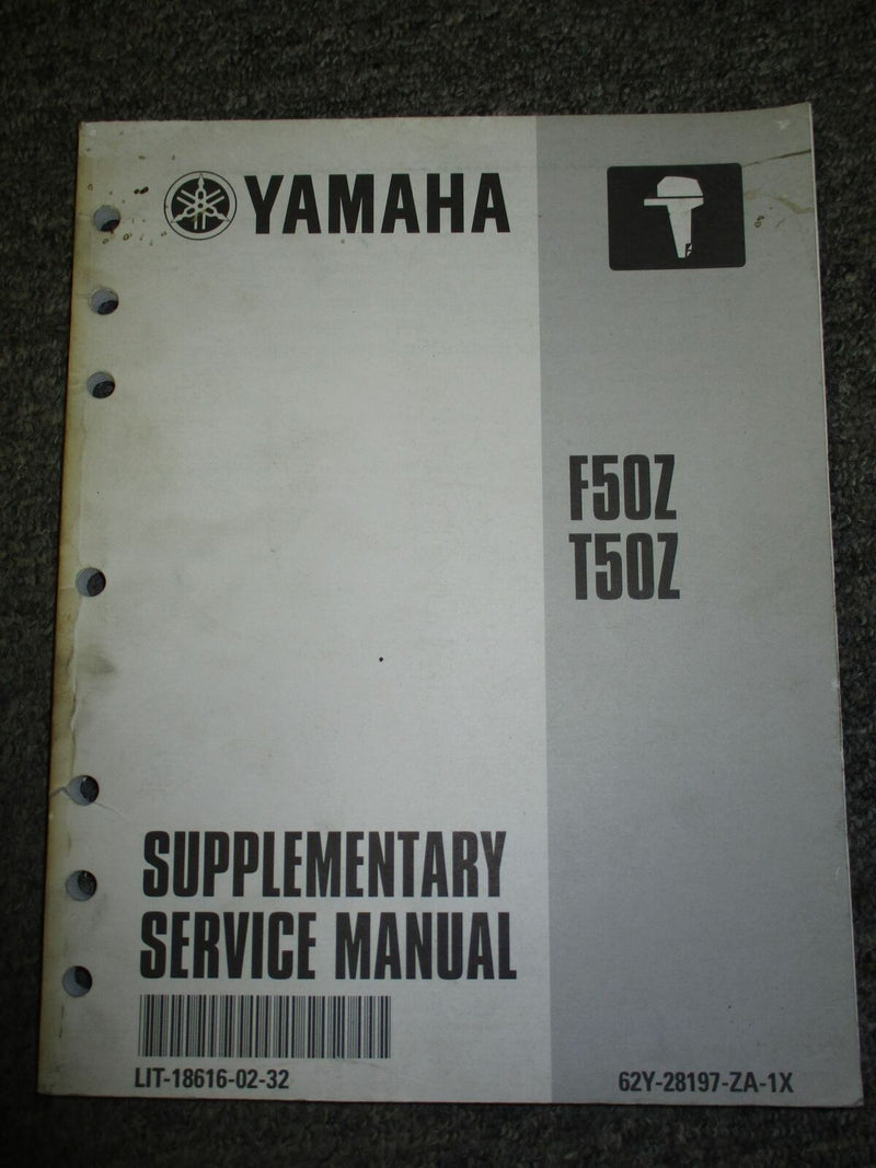Yamaha F50Z T50Z Supplementary Service Manual [LIT-18616-02-32]