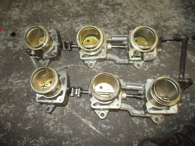 2000 Evinrude Ficht 200hp outboard throttle body set 344786