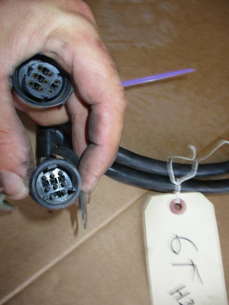 Suzuki outboard round black plug style 6ft wiring harness extension