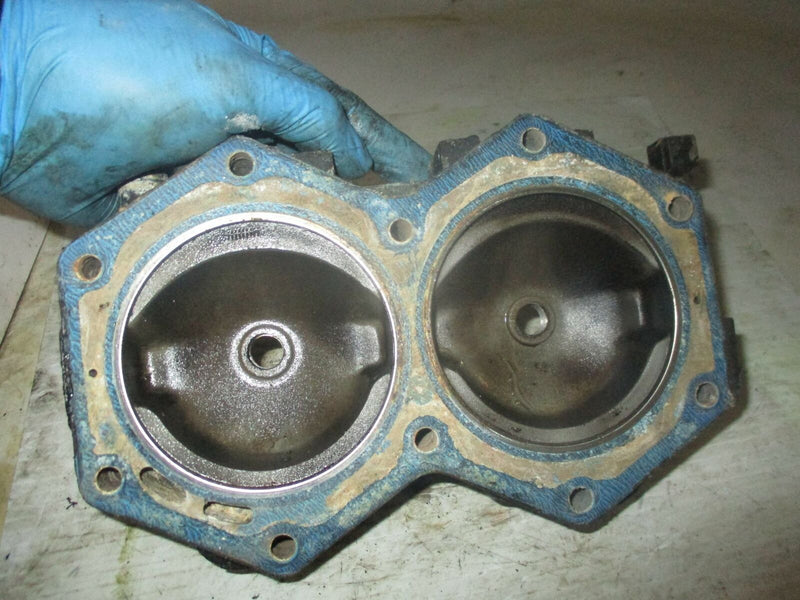 Evinrude 100hp 2 stroke outboard port cylinder head (0329538)