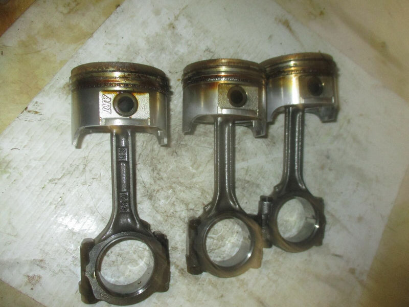 Suzuki DF70 4 stroke outboard piston and rod set of 3 (12111-99E01)