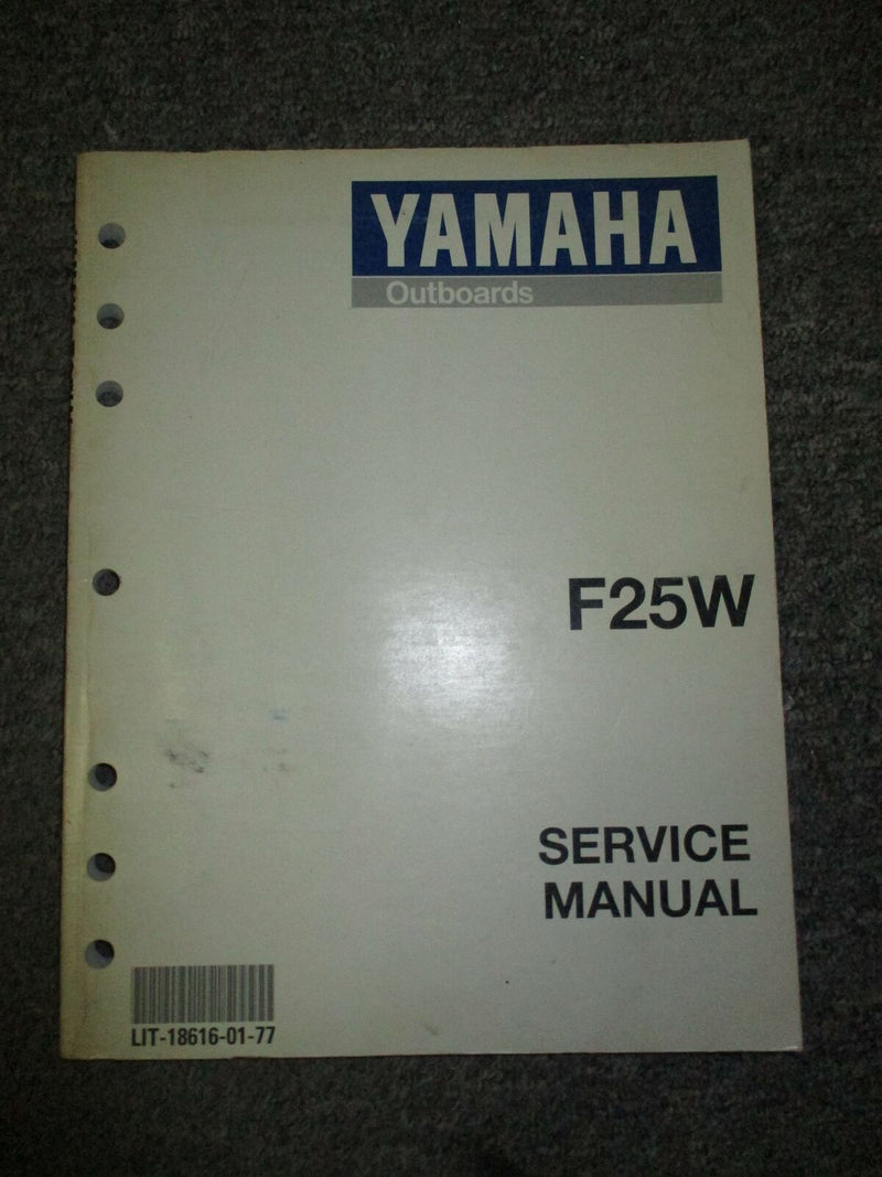 Yamaha F25W Service Manual [LIT-18616-01-77]
