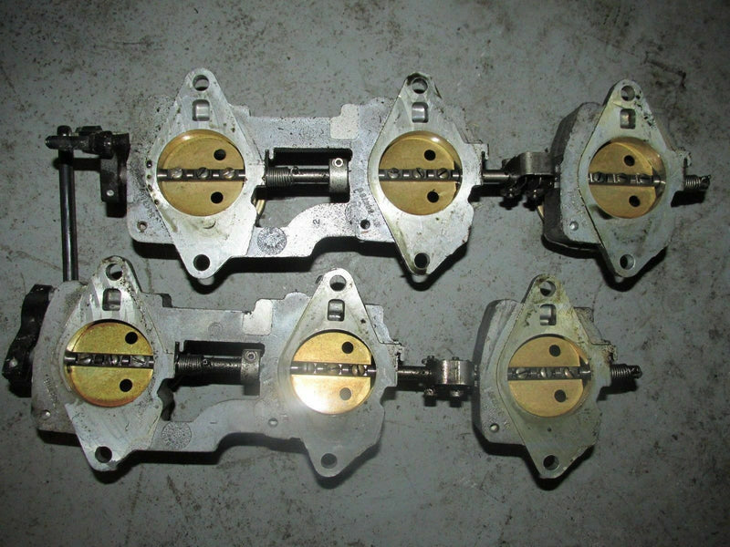 2003 Evinrude Ficht outboard 2 stroke 250hp E250FPLSTR throttle body set 439354