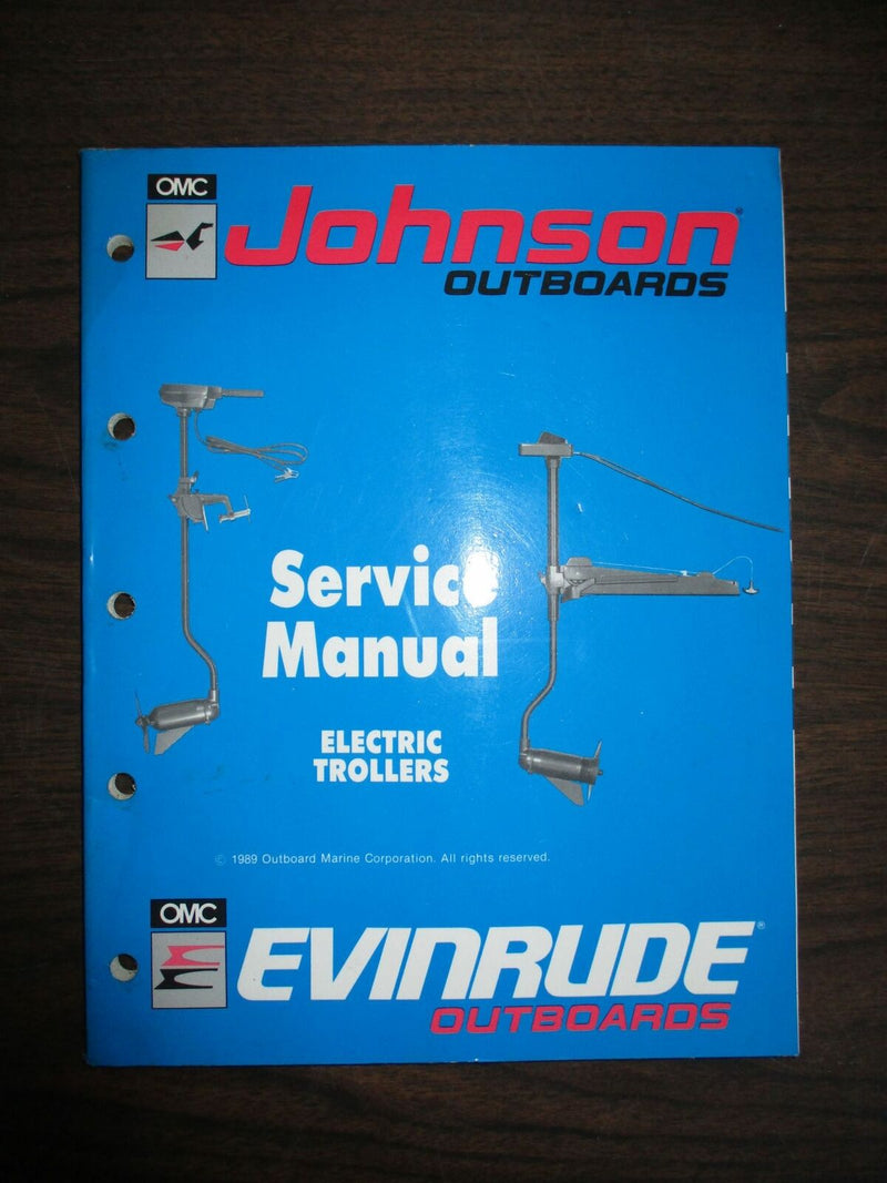 Johnson/Evinrude Electric Trollers Service Manual [P/N: 507869]