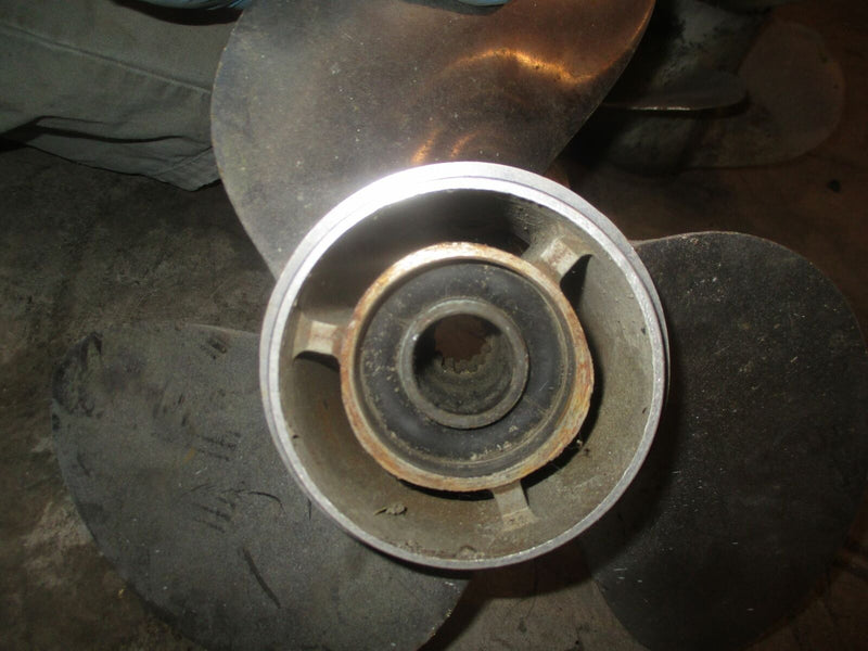 Outboard Michigan stainless steel propeller 13 1/4 by 15 (SS0-515)