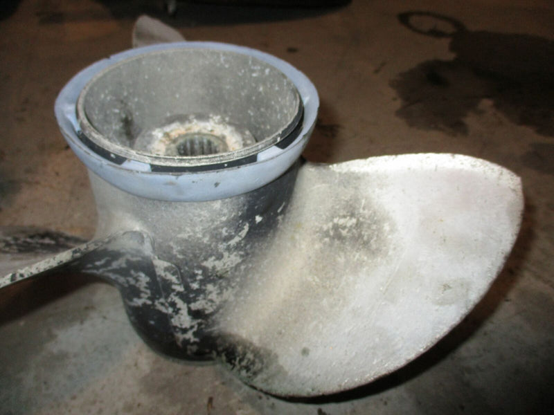 Johnson 115hp 2 stroke outboard aluminum propeller 14 1/2 by 19