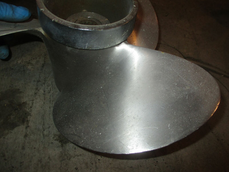 Outboard Michigan stainless steel propeller 13 1/4 by 15 (SS0-515)