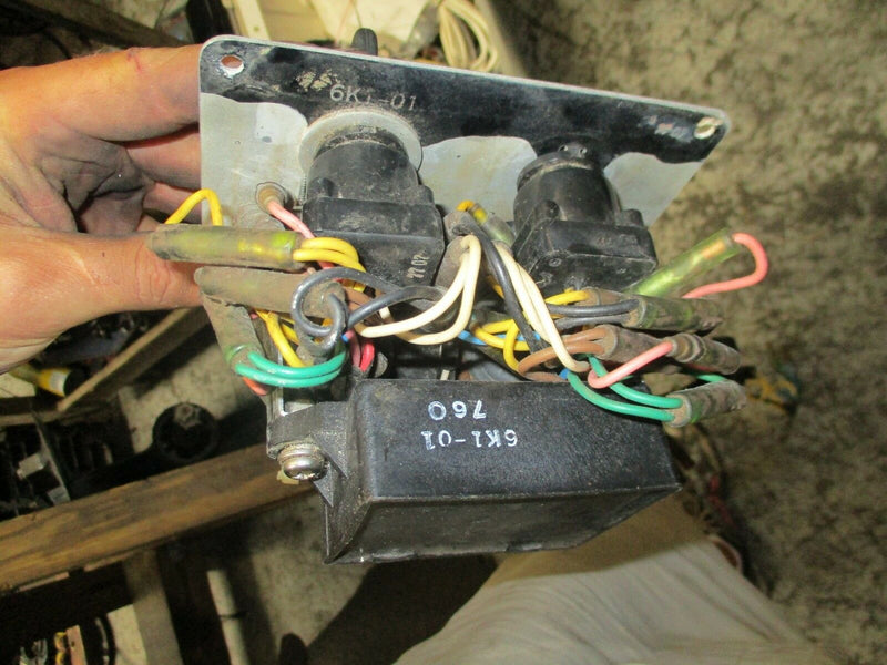 Yamaha outboard dual engine ignition switch missing one key