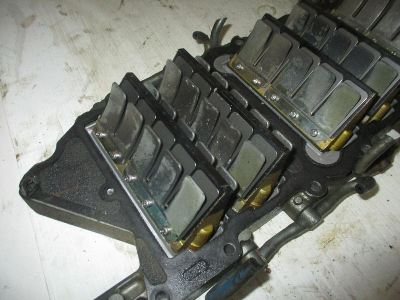 Yamaha OX66 salt water series 225hp outboard intake manifold with reed valves