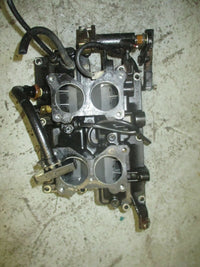 Load image into Gallery viewer, Evinrude 90hp 2 stroke outboard intake manifold with reeds (331833)
