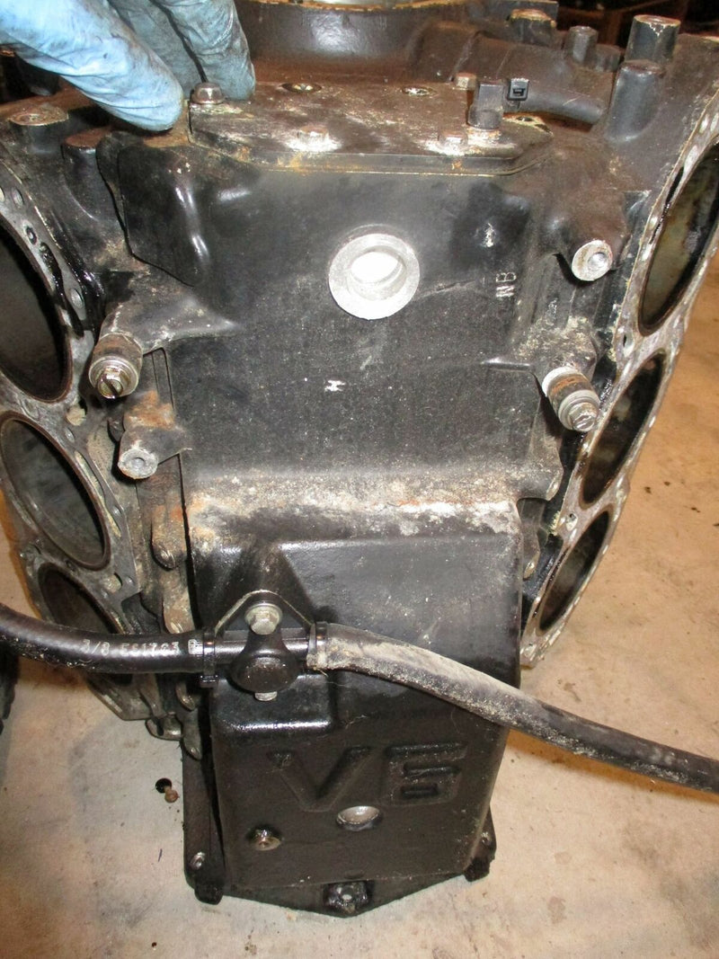Evinrude Ficht 225hp 2 stroke outboard crankcase block