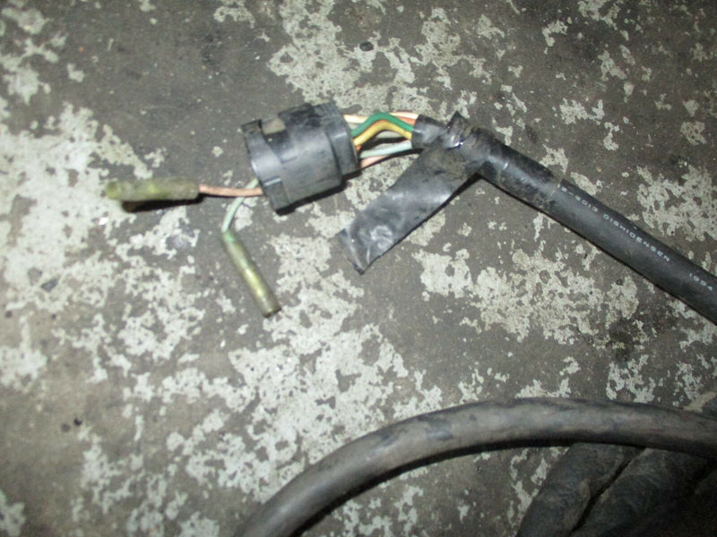 Suzuki 2-stroke outboard round black plug style rigging harness w ignition 18'