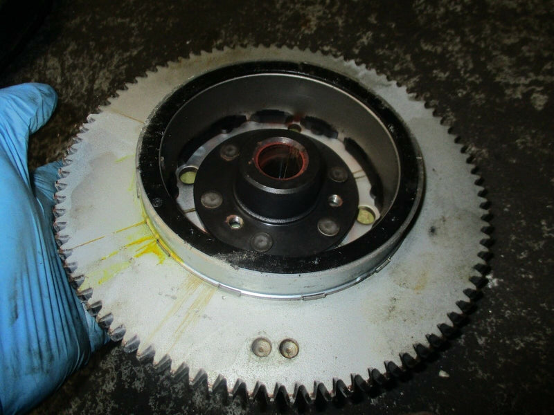 2008 Yamaha 50TLR outboard 2-stroke flywheel 63d-85550