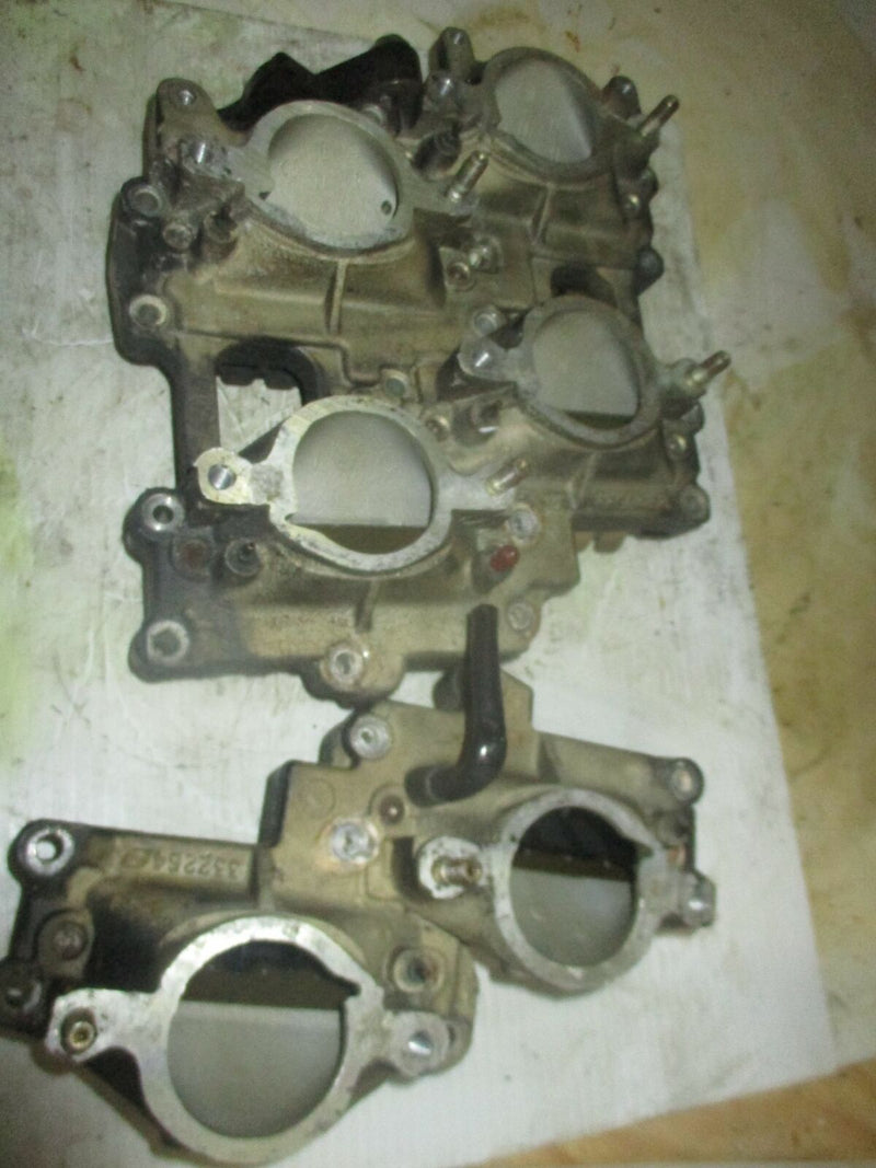 Johnson 225hp 2 stroke outboard intake manifold with reed valves (332264)