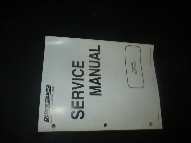 NEW Mercury Outboard Service Manual Remote Controls