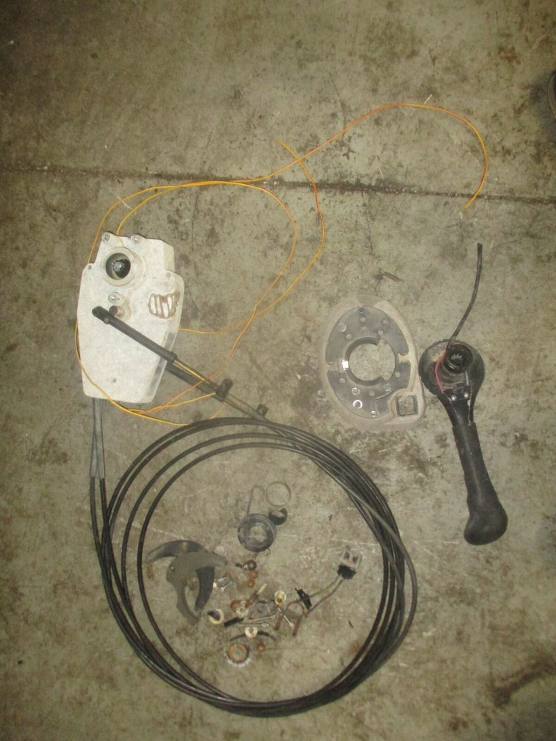 Mercury outboard flush mount control box 13' cables READ DESCRIPTION