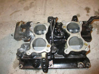 Load image into Gallery viewer, Evinrude 115hp 2 stroke outboard intake manifold with reeds (186549)
