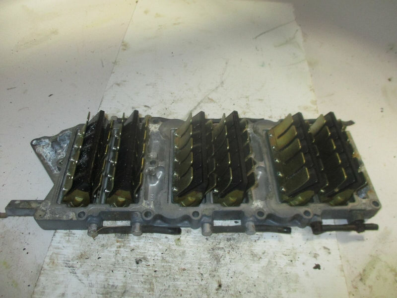 Yamaha HPDI 200hp outboard intake manifold with reed valves (65L-13610-01-00)