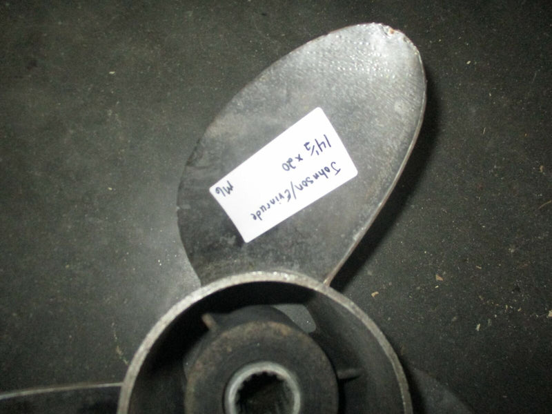 Johnson Evinrude outboard stainless steel propeller 14 1/2 by 20 (398502)