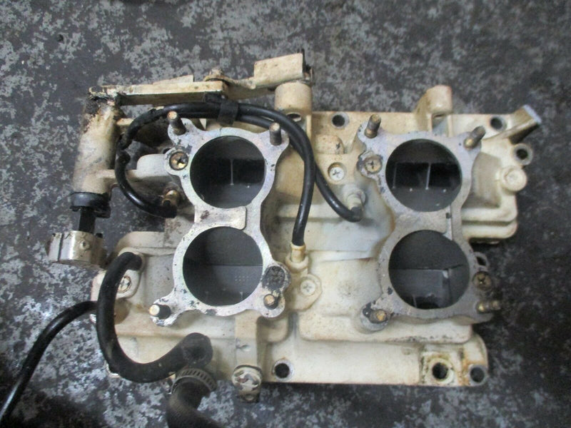 1986 Johnson 90hp Outboard 2-stroke J90TLCDC intake manifold/reed valves 0397075