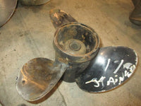 Load image into Gallery viewer, Johnson Evinrude outboard stainless steel propeller 15 by 17 (387518)
