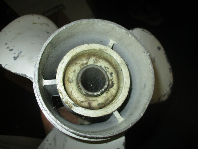 Michigan outboard PJ204 aluminum 15 spline propeller 14 1/2 by 21