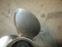 Load image into Gallery viewer, Evinrude ETEC 150hp outboard stainless steel propeller 15 1/2 by 14 (390851)
