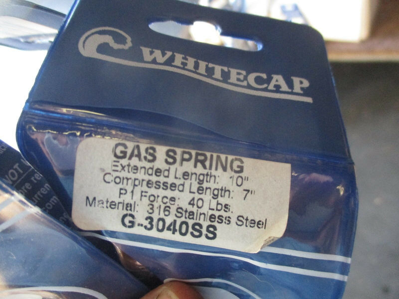 WhiteCap gas spring lift support Stainless steel G-3040SS