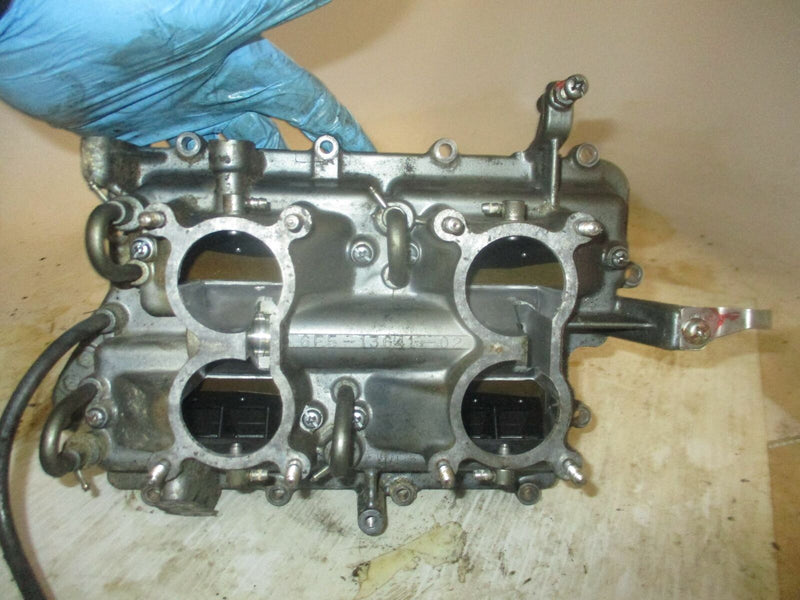 Yamaha 115hp 2 stroke outboard intake manifold with reeds (6E5-13641-10-94)