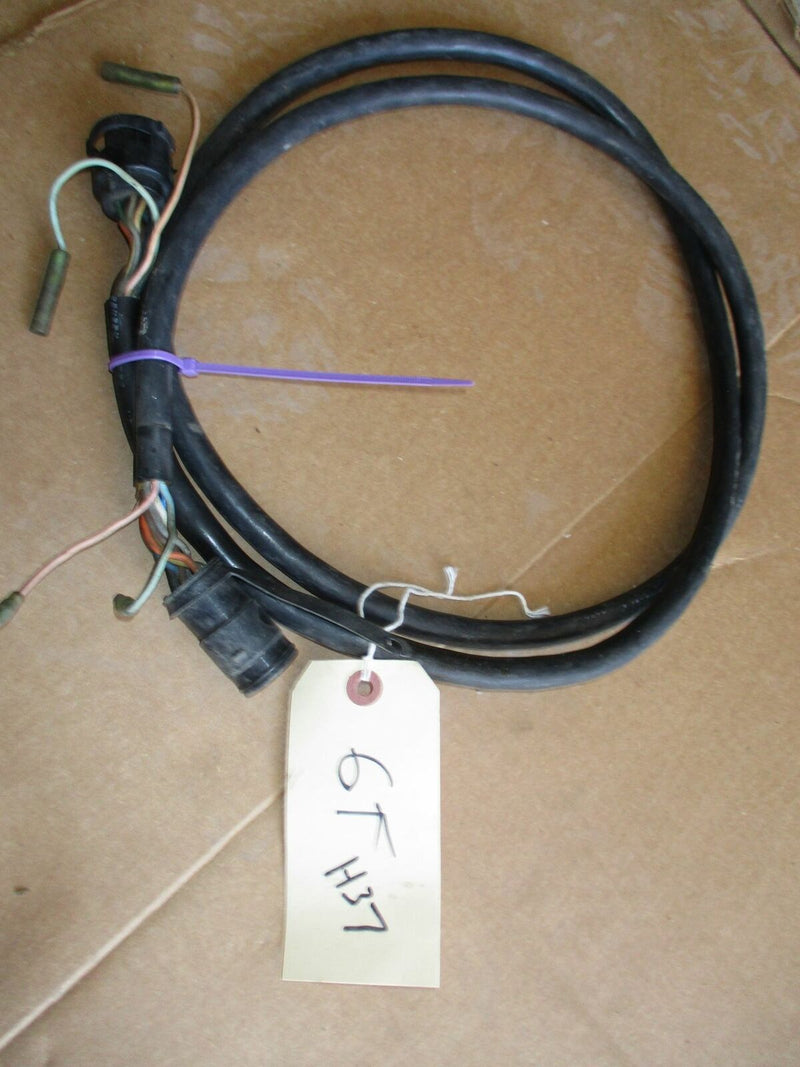 Suzuki outboard round black plug style 6ft wiring harness extension
