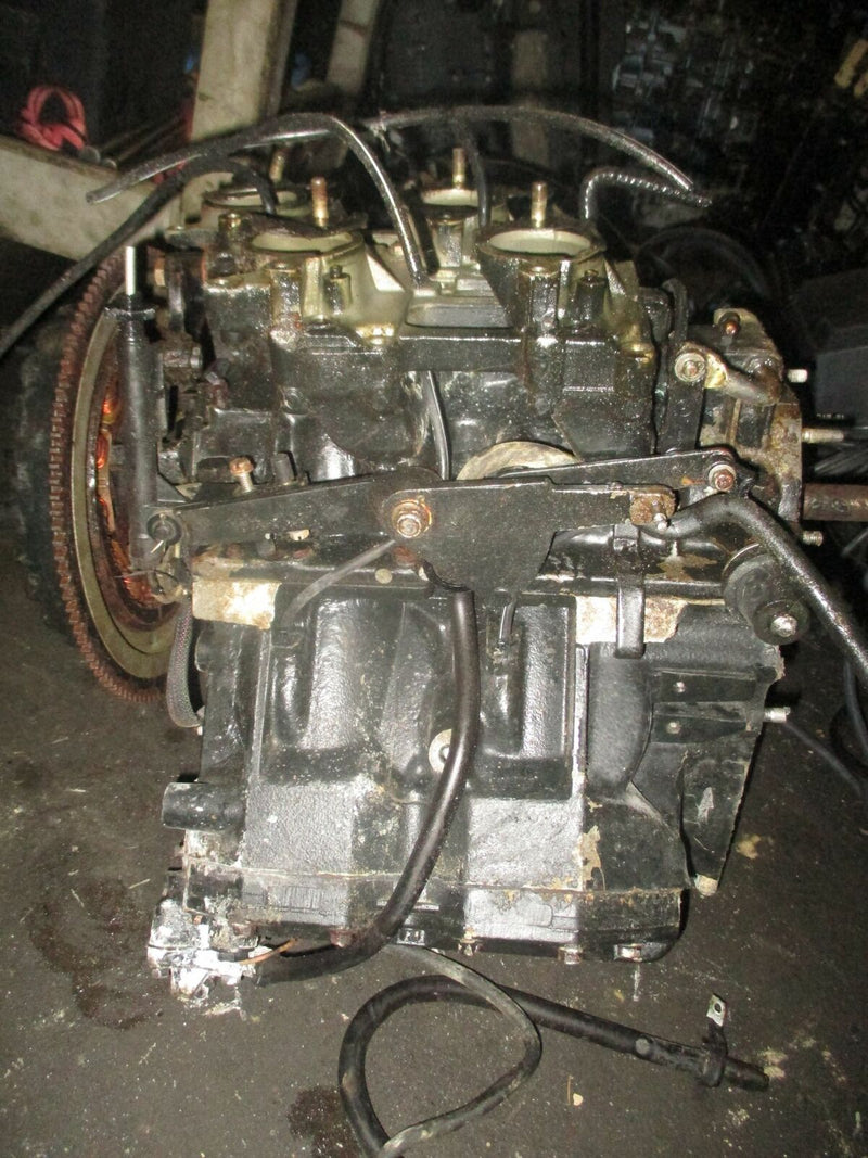 OMC Seadrive V4 2 stroke outboard crankcase powerhead