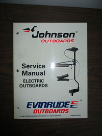 Load image into Gallery viewer, Johnson OMC Electric Outboards Service Manual [P/N: 507260]
