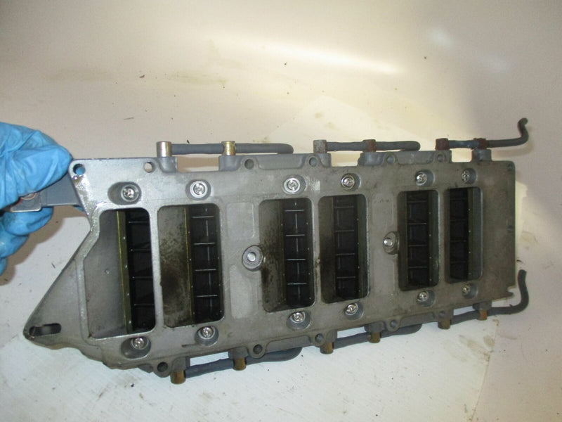 Yamaha HPDI 200hp outboard intake manifold with reed valves (65L-13610-01-00)