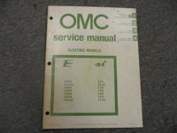 Load image into Gallery viewer, OMC electric outboard service manual
