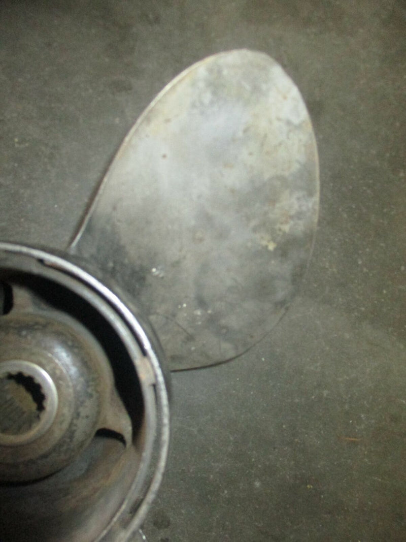Johnson Evinrude outboard stainless steel propeller 14 1/2 by 19