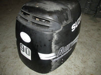 Load image into Gallery viewer, 2001 Suzuki outboard DF90 top cowling upper hood cover
